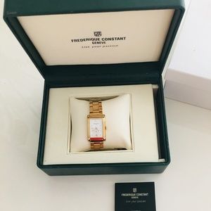 Frederique Constant Carree Quartz Unisex Watch NWB